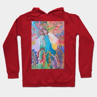 The Angel and the Rose Garden Hoodie